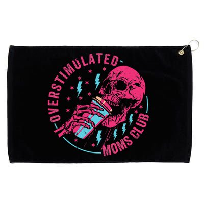 Overstimulated Moms Club Grommeted Golf Towel