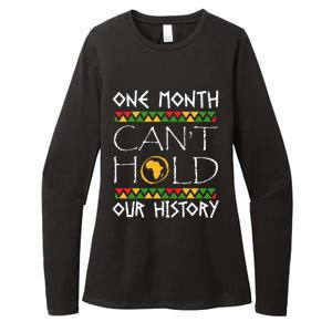 One Month Cant Hold Our History African Black History Womens CVC Long Sleeve Shirt