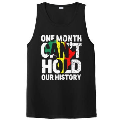 One Month Can't Hold Our History African Black History Month PosiCharge Competitor Tank