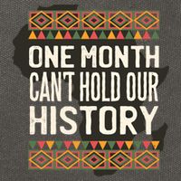 One Month Can't Hold Our History Black History Month Gift Cotton Canvas Backpack