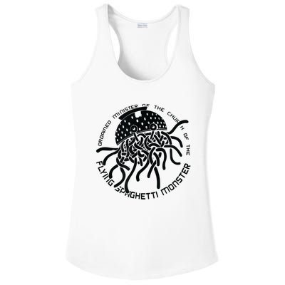 Ordained Minister Church Of The Flying Spaghetti Monster FSM Ladies PosiCharge Competitor Racerback Tank