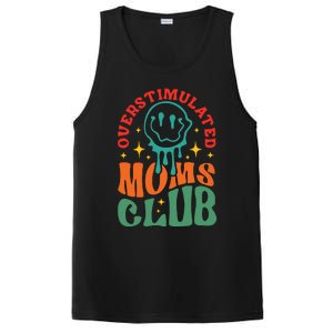 Overstimulated Moms Club Funny Mom PosiCharge Competitor Tank