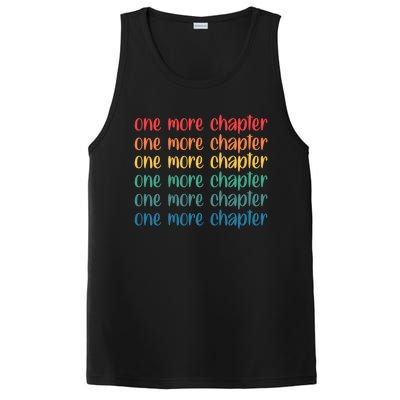 One More Chapter Funny Book Lover Bookworm Nerd Love Reading Gift PosiCharge Competitor Tank