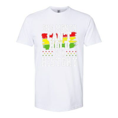 One Month Cant Hold Our History African Pride Apparel Softstyle CVC T-Shirt