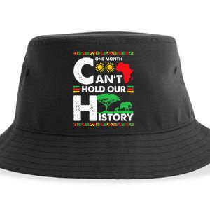 One Month Cant Hold Our History Black History BLM Melanin Sustainable Bucket Hat