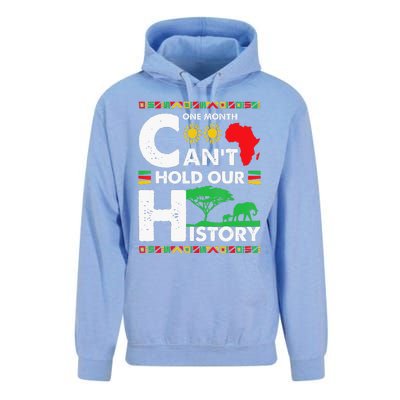 One Month Cant Hold Our History Black History BLM Melanin Unisex Surf Hoodie