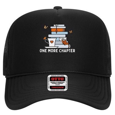 One More Chapter Funny Reading Quotes Introvert Bookworm Trucker Hat