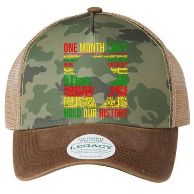 One Month Cant Hold Our History Pan African Black History Legacy Tie Dye Trucker Hat