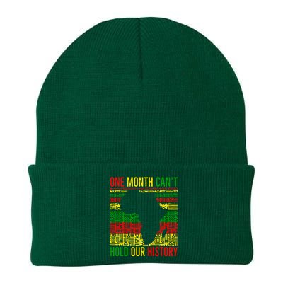 One Month Cant Hold Our History Pan African Black History Knit Cap Winter Beanie