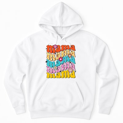 Overstimulated Moms Club Retro Flower Anxiety Therapy Hoodie