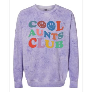 Official Member Cool Aunts Club Best Aunt Ever Gift For Aunt Colorblast Crewneck Sweatshirt