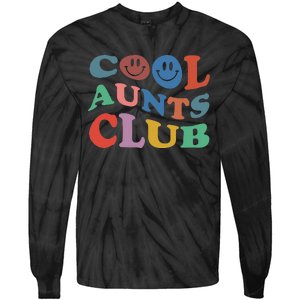 Official Member Cool Aunts Club Best Aunt Ever Gift For Aunt Tie-Dye Long Sleeve Shirt