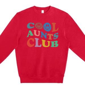 Official Member Cool Aunts Club Best Aunt Ever Gift For Aunt Premium Crewneck Sweatshirt