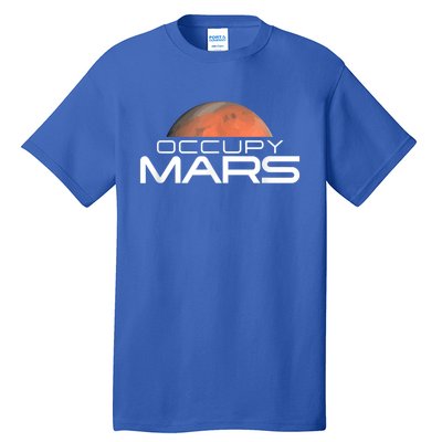 Occupy Mars Colonize Space Tall T-Shirt