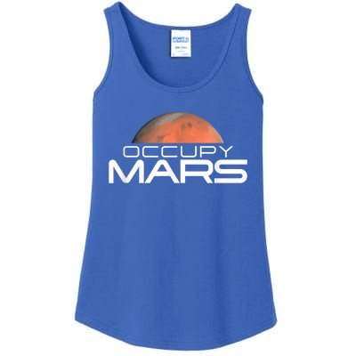 Occupy Mars Colonize Space Ladies Essential Tank