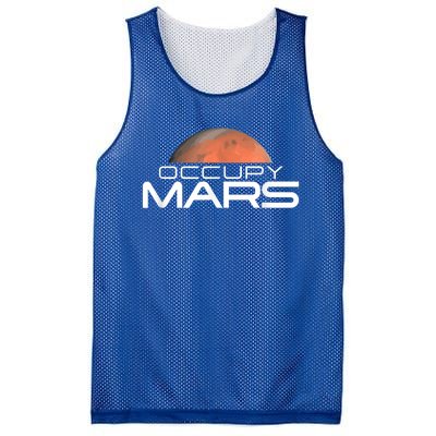 Occupy Mars Colonize Space Mesh Reversible Basketball Jersey Tank