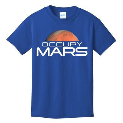 Occupy Mars Colonize Space Kids T-Shirt