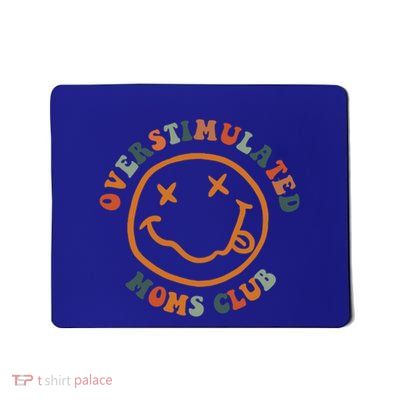 Overstimulated Moms Club Retro Groovy Gift Mousepad