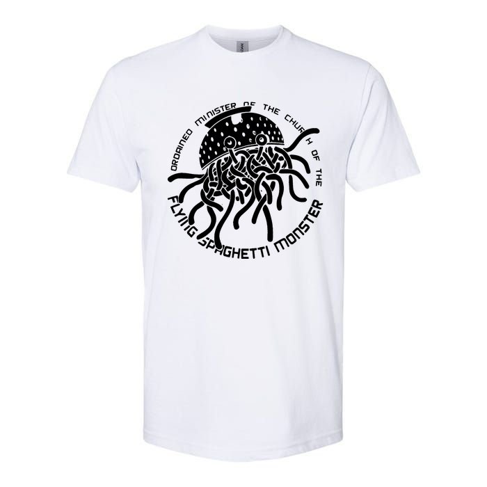 Ordained Minister Church Of The Flying Spaghetti Monster Fsm Softstyle CVC T-Shirt