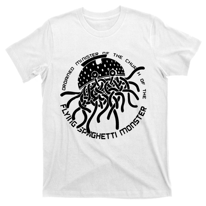 Ordained Minister Church Of The Flying Spaghetti Monster Fsm T-Shirt