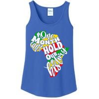 One Month Can't Hold Our History Juneteenth Africa American Cool Gift Ladies Essential Tank