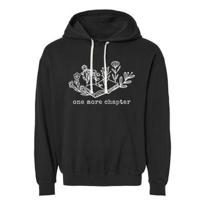 One More Chapter Book Lover Garment-Dyed Fleece Hoodie