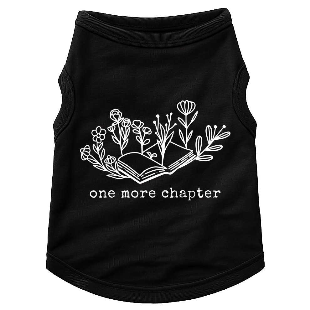 One More Chapter Book Lover Doggie Tank