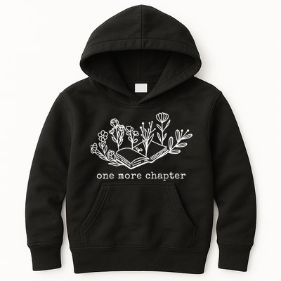 One More Chapter Book Lover Kids Hoodie