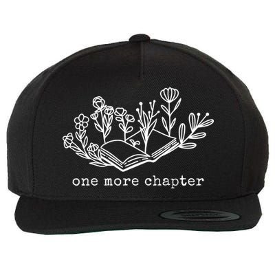 One More Chapter Book Lover Wool Snapback Cap