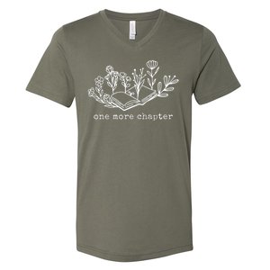 One More Chapter Book Lover V-Neck T-Shirt