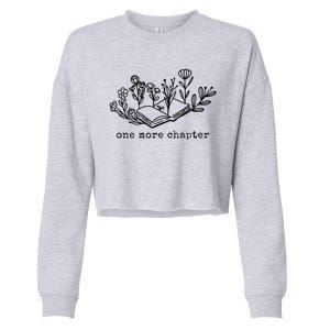 One More Chapter Book Lover Cropped Pullover Crew