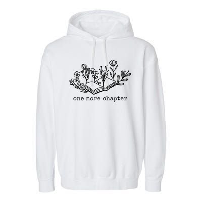 One More Chapter Book Lover Garment-Dyed Fleece Hoodie