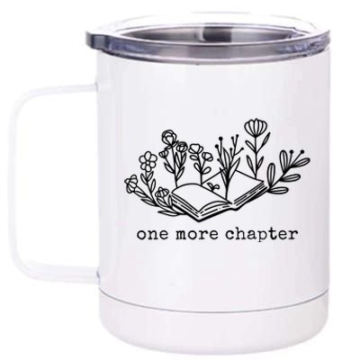 One More Chapter Book Lover 12 oz Stainless Steel Tumbler Cup