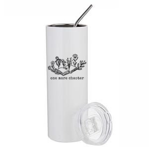 One More Chapter Book Lover Stainless Steel Tumbler