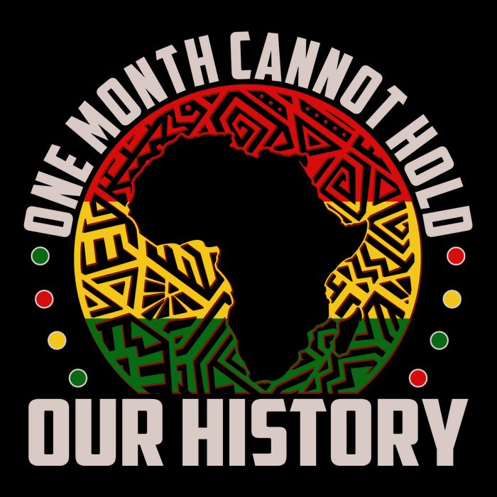 One Month Cannot Hold Our History Black History Month 16 in Basic Backpack