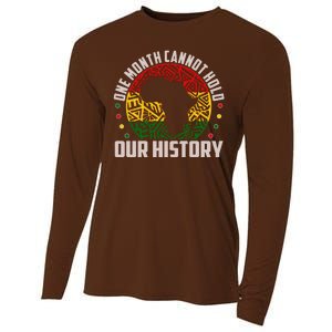 One Month Cannot Hold Our History Black History Month Cooling Performance Long Sleeve Crew