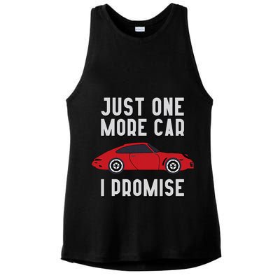One More Car Part I Promise For Car Enthusiast Ladies PosiCharge Tri-Blend Wicking Tank
