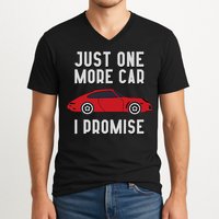 One More Car Part I Promise For Car Enthusiast V-Neck T-Shirt