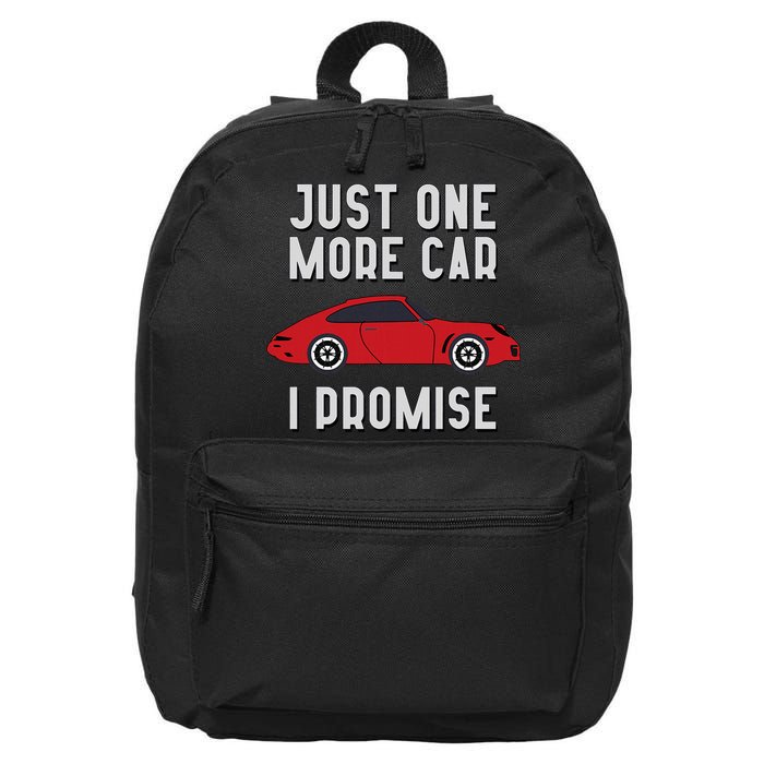 One More Car Part I Promise For Car Enthusiast 16 in Basic Backpack