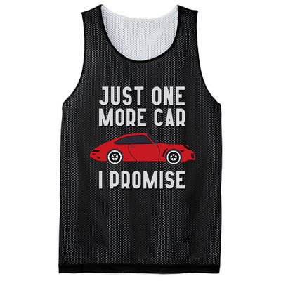 One More Car Part I Promise For Car Enthusiast Mesh Reversible Basketball Jersey Tank