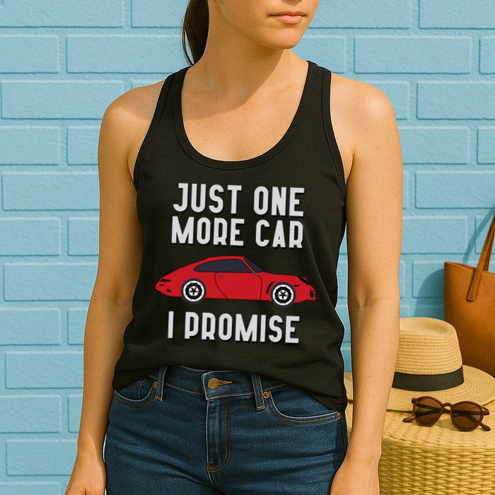One More Car Part I Promise For Car Enthusiast Womens Tank Top
