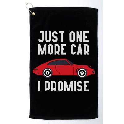 One More Car Part I Promise For Car Enthusiast Golf Towel