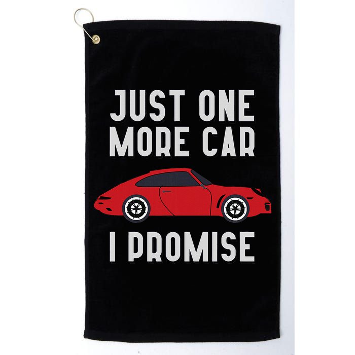 One More Car Part I Promise For Car Enthusiast Golf Towel
