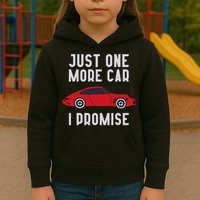 One More Car Part I Promise For Car Enthusiast Kids Hoodie