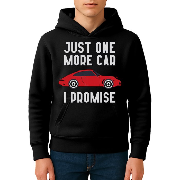 One More Car Part I Promise For Car Enthusiast Kids Hoodie