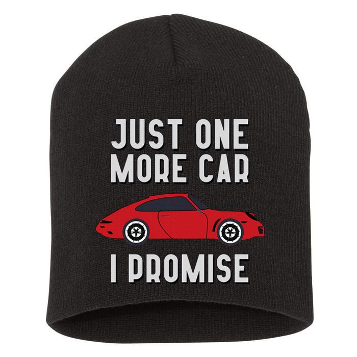 One More Car Part I Promise For Car Enthusiast Short Acrylic Beanie