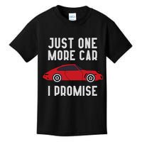 One More Car Part I Promise For Car Enthusiast Kids T-Shirt