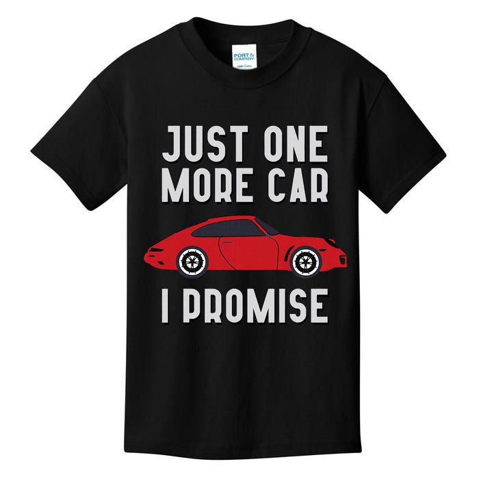 One More Car Part I Promise For Car Enthusiast Kids T-Shirt