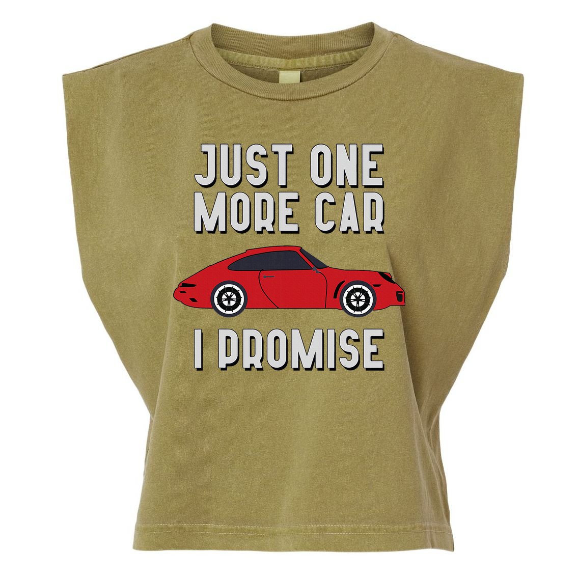 One More Car Part I Promise For Car Enthusiast Garment-Dyed Women's Muscle Tee