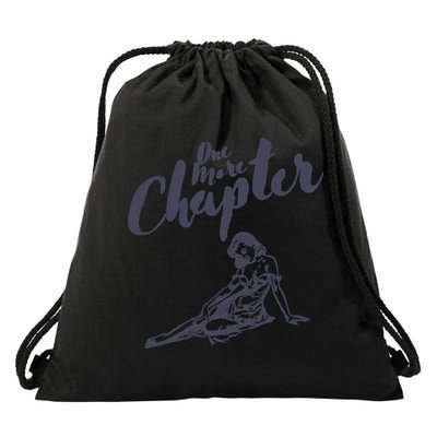 One More Chapter Drawstring Bag